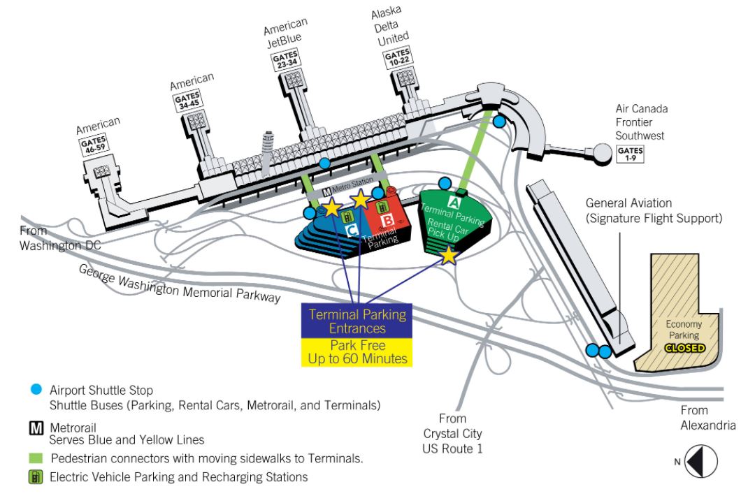 Ronald Reagan Washington National Airport Parking ?auto=webp&disable=upscale&width=1200