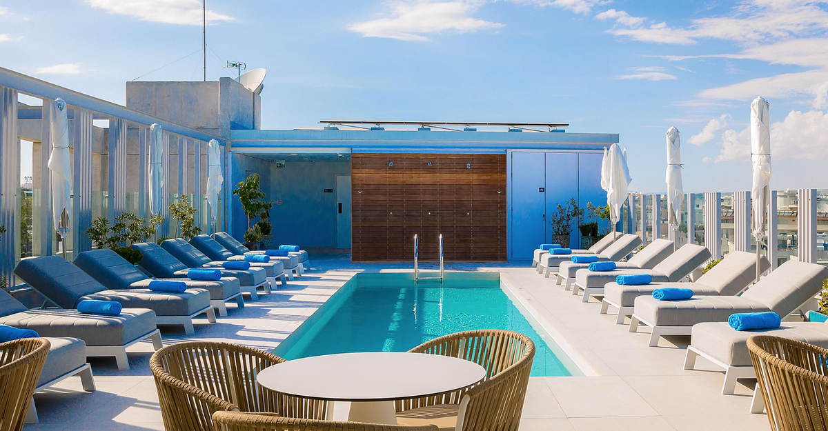Rooftop pool at Hotel Indigo Larnaca