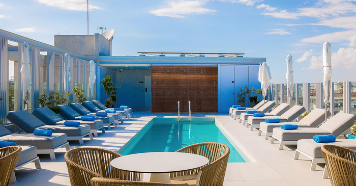 Rooftop pool at Hotel Indigo Larnaca