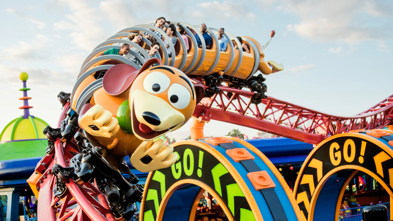 slinky dog rollercoaster