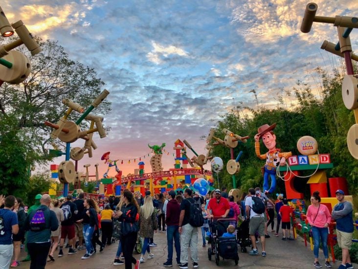 Toy Story Land Disneys Hollywood Studio entrance Toy Story Land Disneys Hollywood Studio entrance