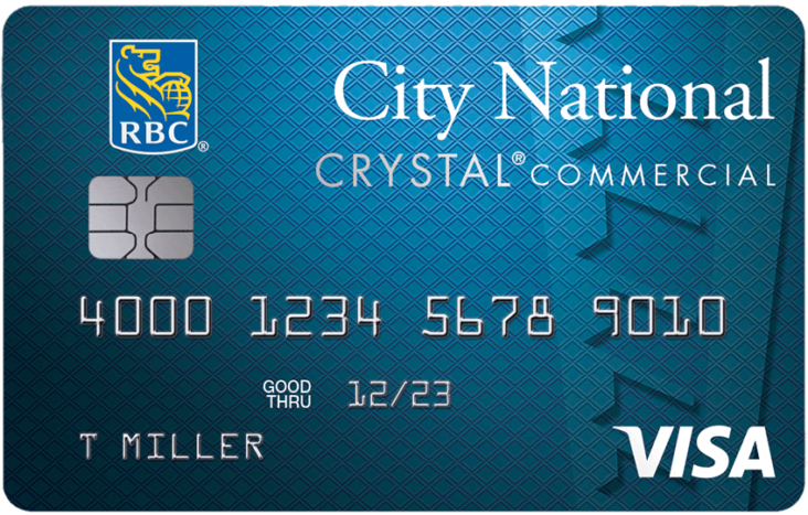 Visa® Crystal Commercial Credit Card with Rewards Visa® Crystal Commercial Credit Card with Rewards