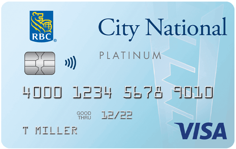 Visa® Platinum Card with City National Rewards®