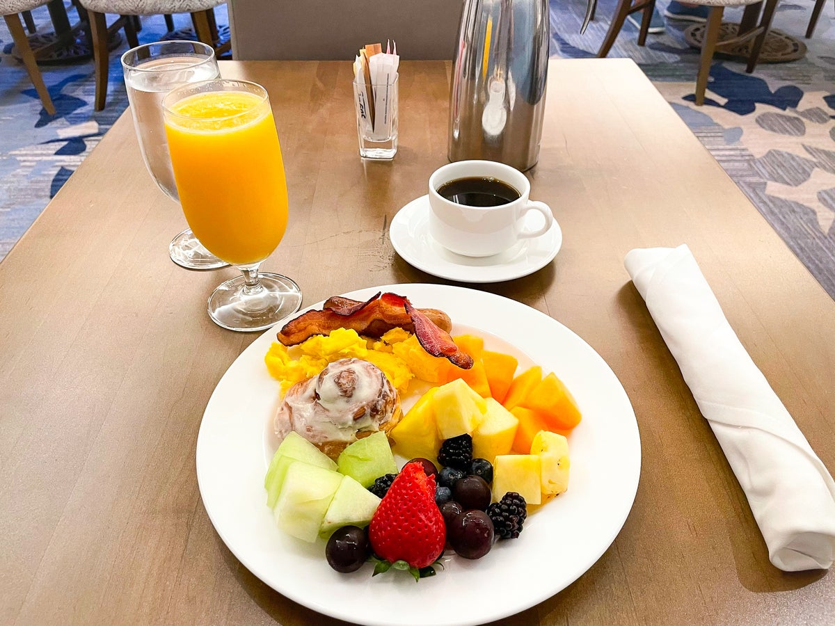 Waldorf Astoria Orlando breakfast