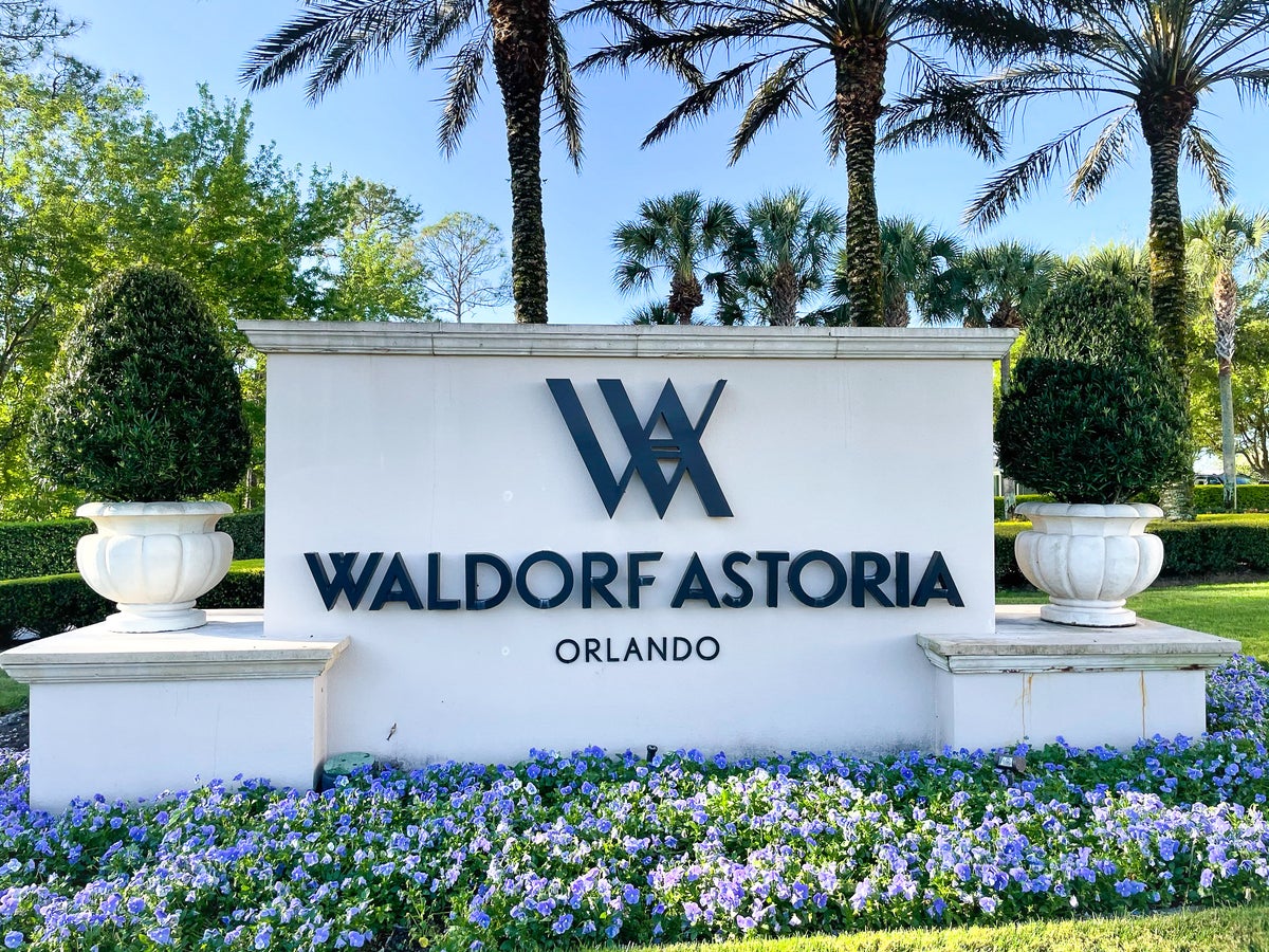 Waldorf Astoria Orlando garden sign