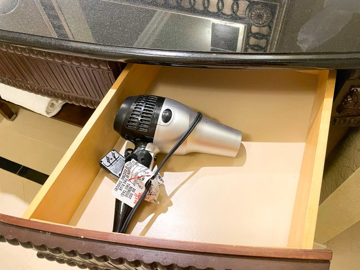 Waldorf Astoria Orlando hair dryer