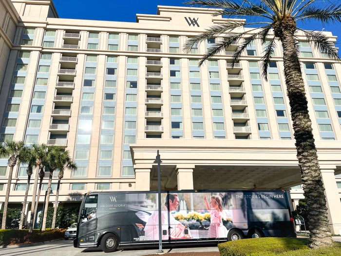 Waldorf Astoria Orlando park shuttle