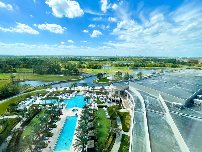 Waldorf Astoria Orlando view from room