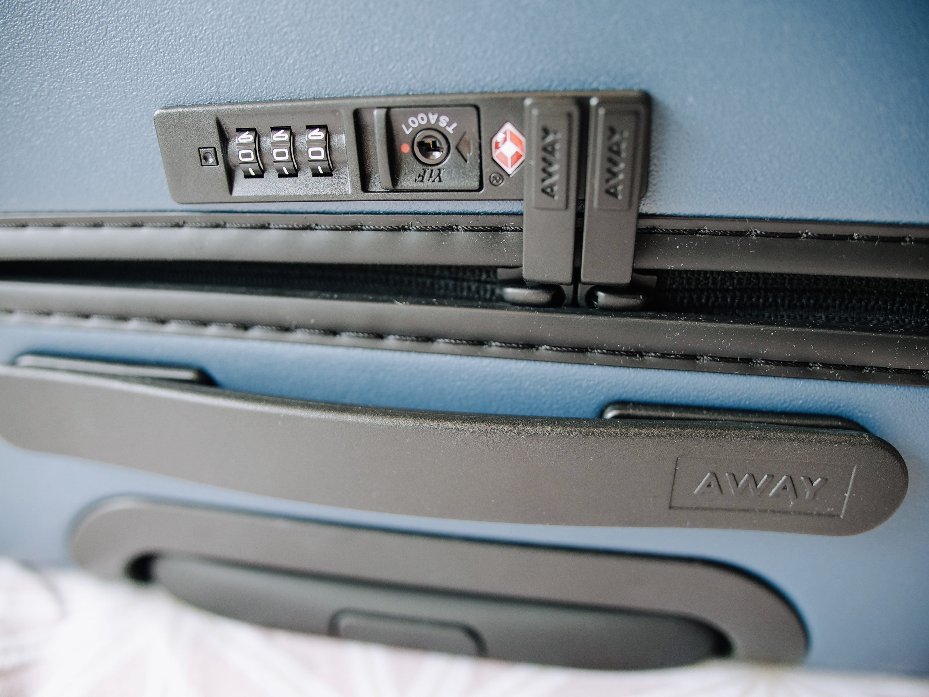 Away luggage cheap combination lock