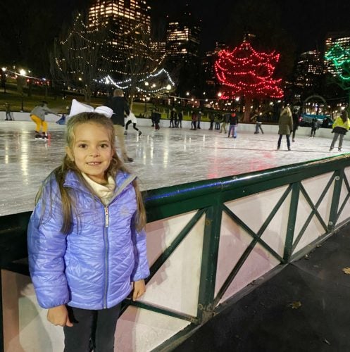 Boston Common Frog Pond skating rink Boston Common Frog Pond skating rink