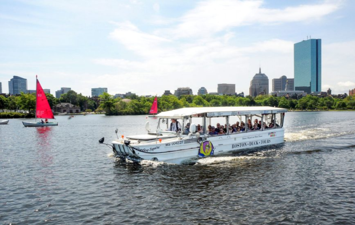 Boston Duck Tours in the Charles River Boston Duck Tours in the Charles River