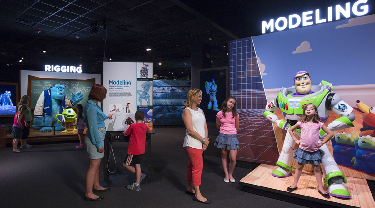 Boston Museum of Science Pixar exhibit