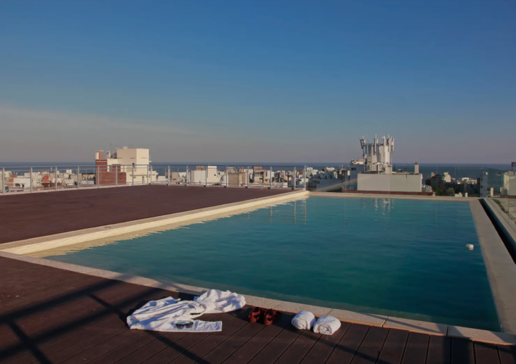 Dazzler Montevideo rooftop pool Dazzler Montevideo rooftop pool
