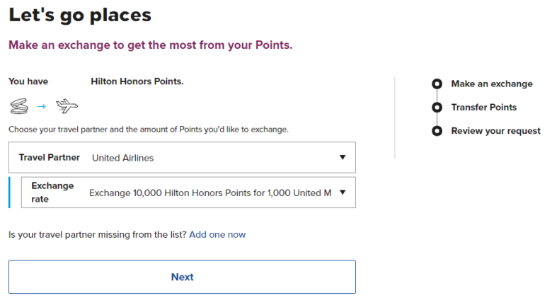 Hilton Transfer Partners – Hilton Points Transfer Partners – WTDD