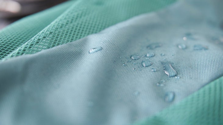 Water resistant material Water resistant material