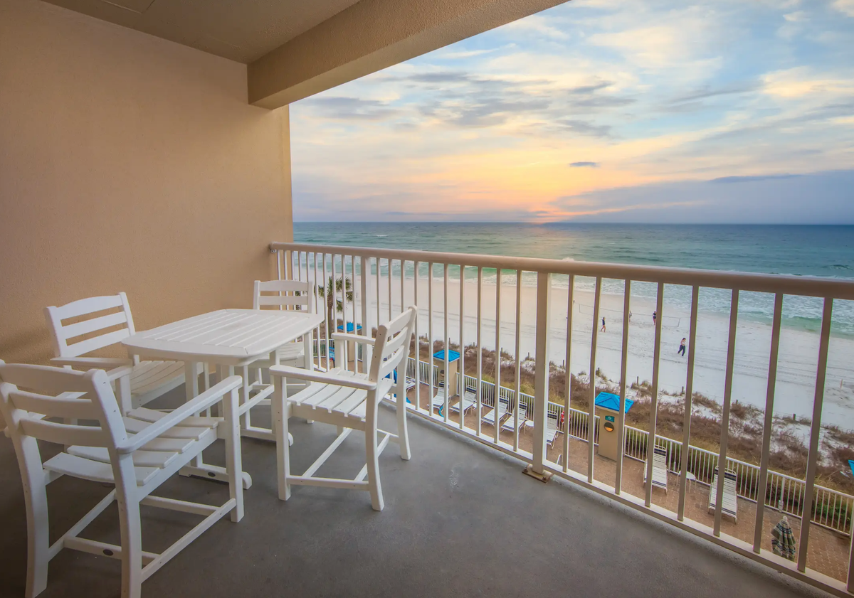 Panama City Beach Resort balcony