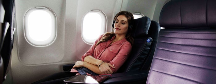 United recliner first class