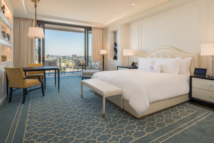 Waldorf Astoria Beverly Hills King bed room Waldorf Astoria Beverly Hills King bed room