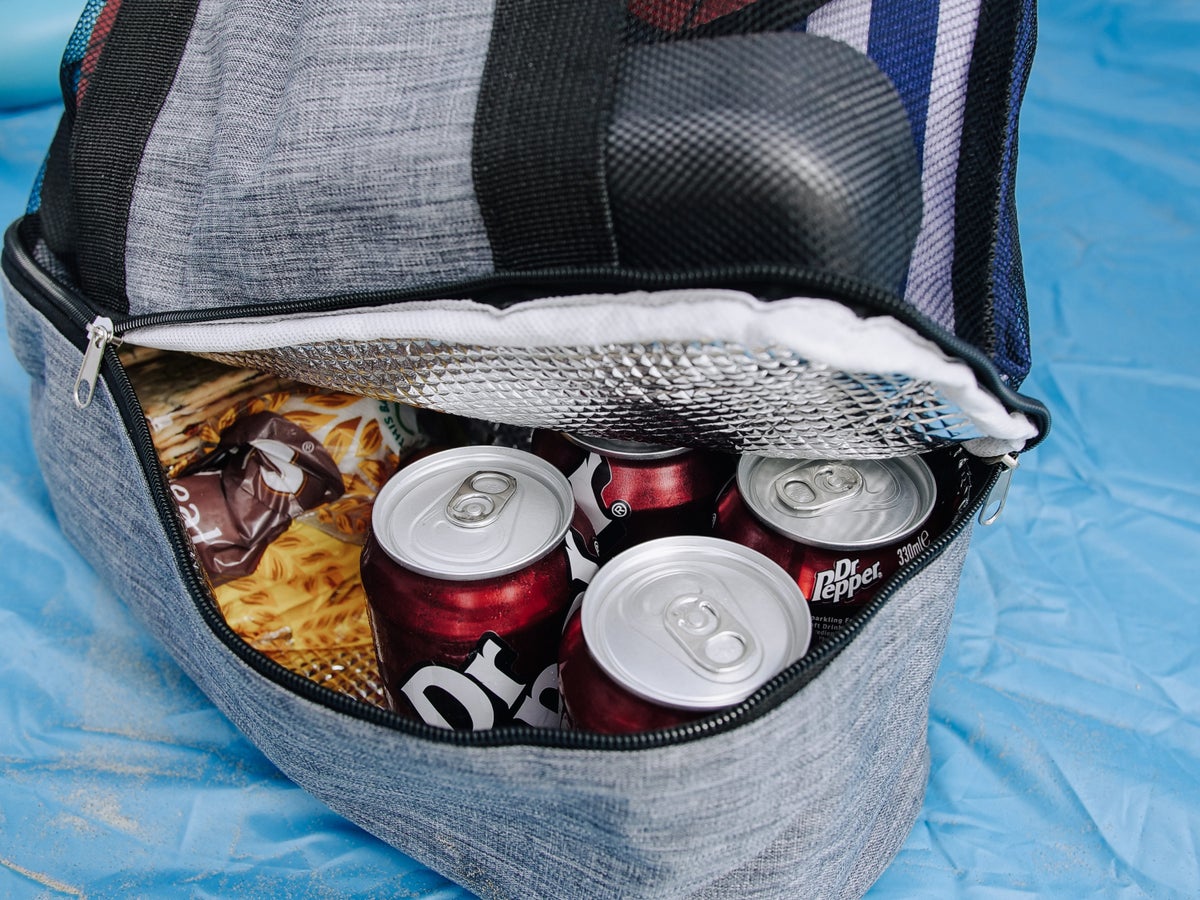 Beach bag with cooler