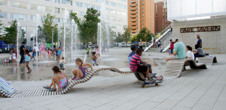 Canal Park Water feature Washington DC Canal Park Water feature Washington DC