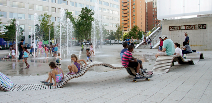 Canal Park Water feature Washington DC Canal Park Water feature Washington DC