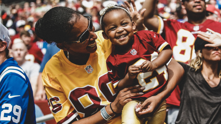 Family at NFL FedExField Washington Football Team Family at NFL FedExField Washington Football Team