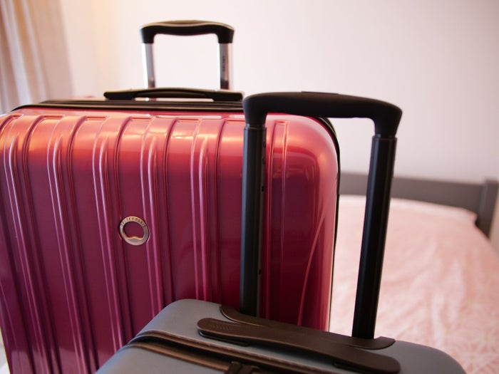 Hardsize luggage handles