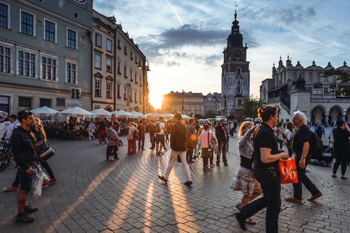 Krakow Poland Main Square