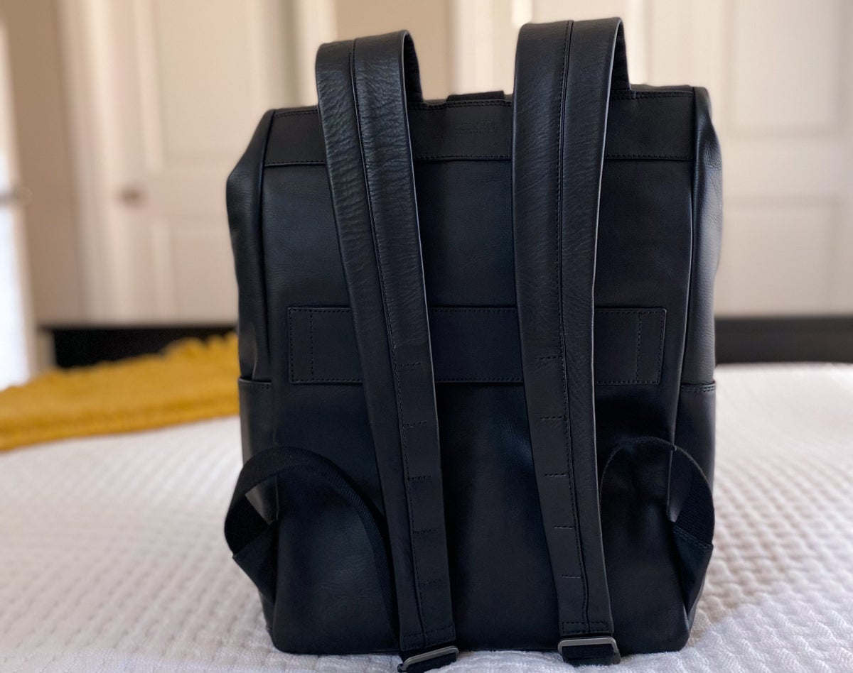 Leather Backpack Carry Options