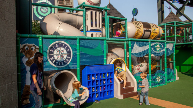 T Mobile Field Seattle Mariners baseball ballpark kids area T Mobile Field Seattle Mariners baseball ballpark kids area