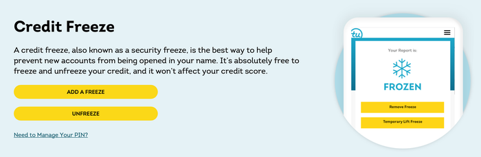 Transunion Credit Freeze