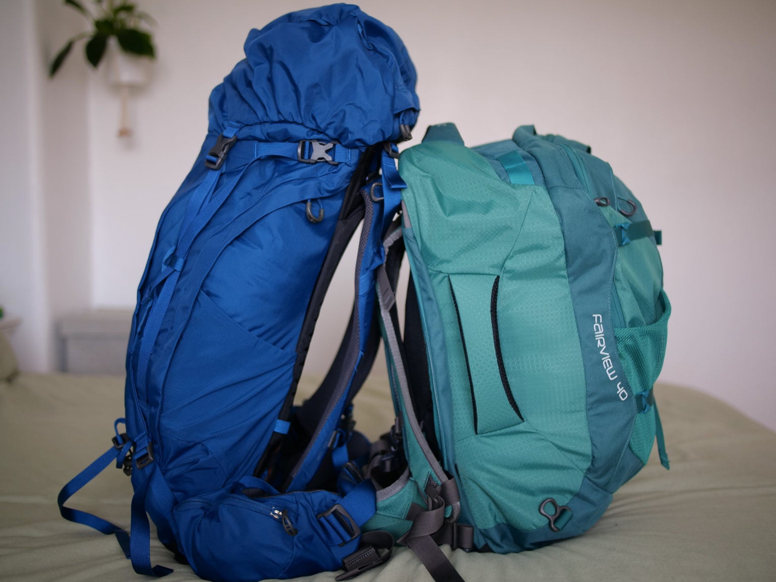 travel backpack size advice