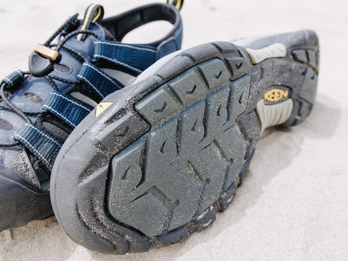 Travel sandals soles