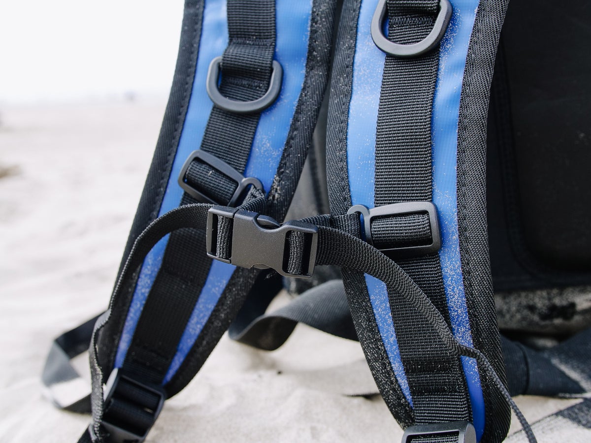 Waterproof bag backpack straps