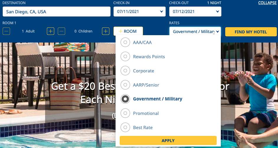 Full List of Military Discounts on Hotels [Active Duty & Veterans]
