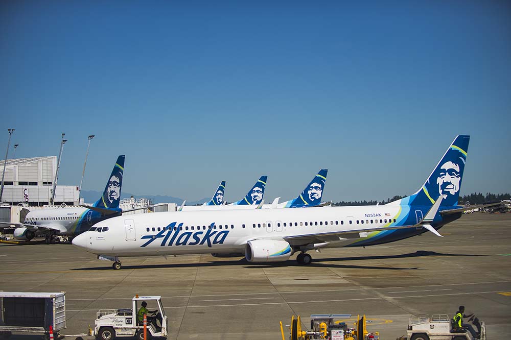 Alaska Airlines airplane