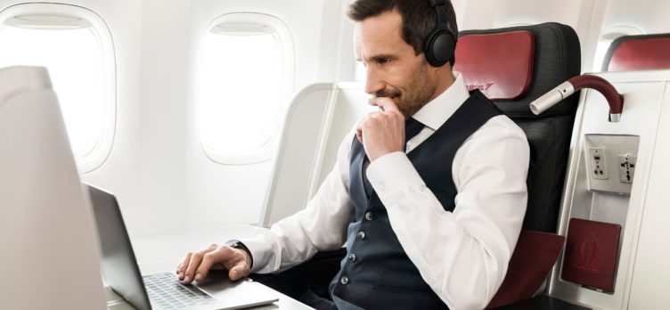 Austrian Airlines business class