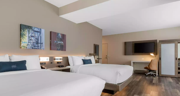 Guest room at Cambria Hotel Mount Pleasant Charleston