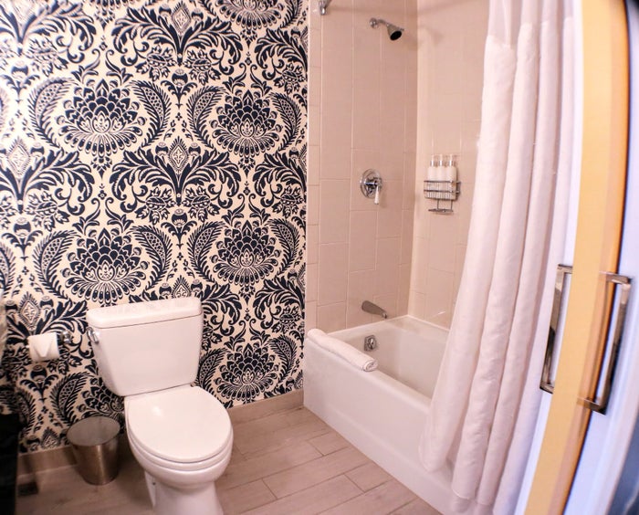 Kimpton Hotel Monaco Philadelphia bathroom shower