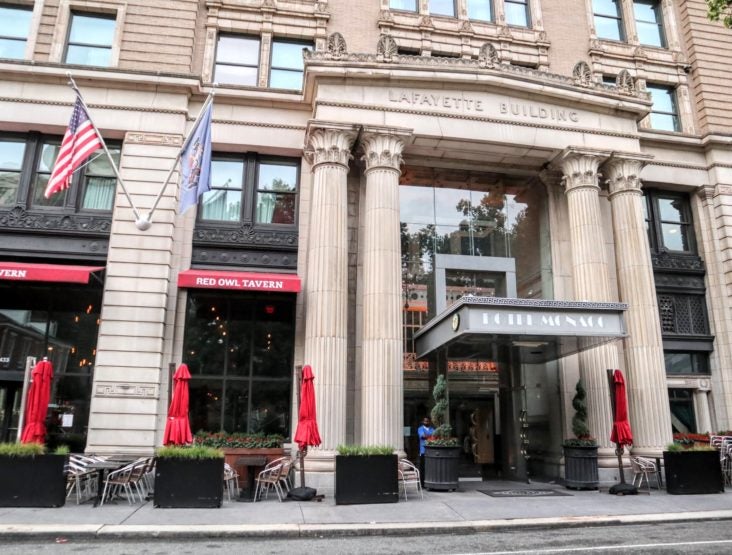 Kimpton Hotel Monaco Philadelphia exterior Kimpton Hotel Monaco Philadelphia exterior