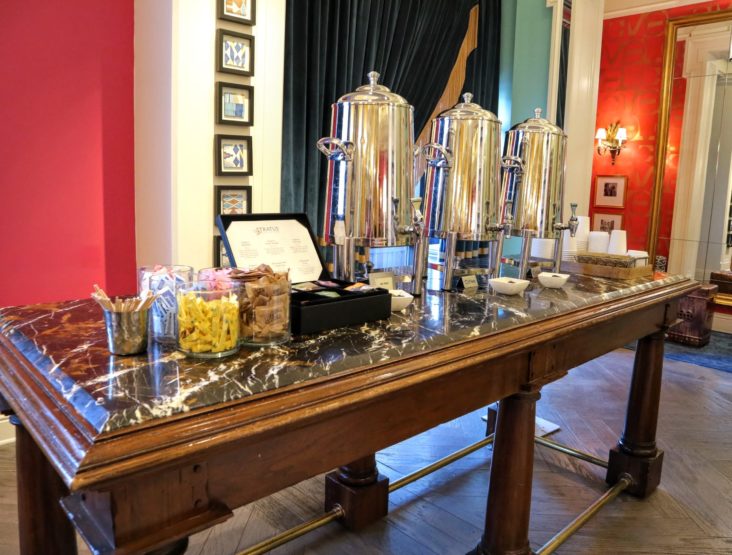 Morning coffee service at Kimpton Monaco Philadelphia Morning coffee service at Kimpton Monaco Philadelphia