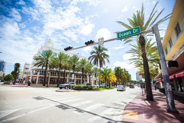 Ocean Drive Miami Beach Florida