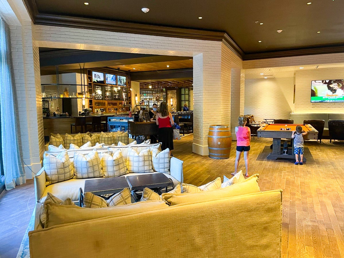 Ritz Carlton Orlando Grande Lakes Highball and Harvest couches