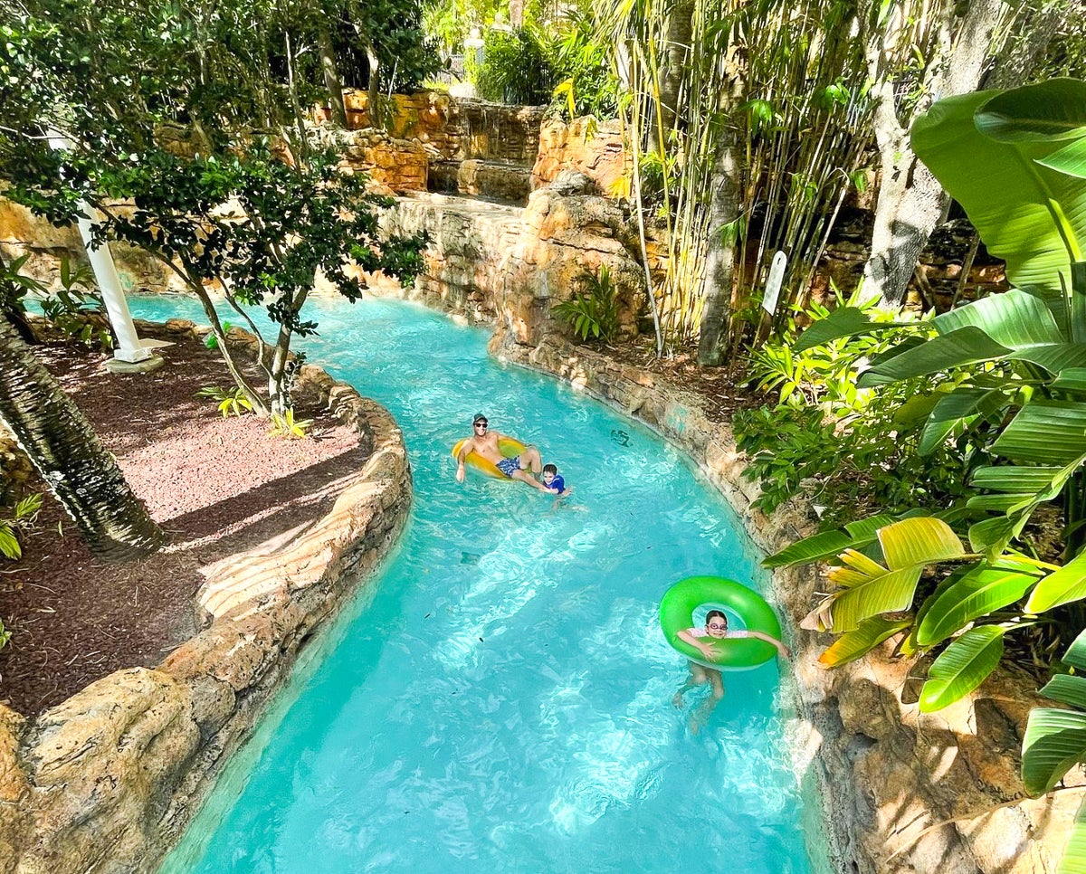 Ritz Carlton Orlando Grande Lakes JW Marriott Lazy River family