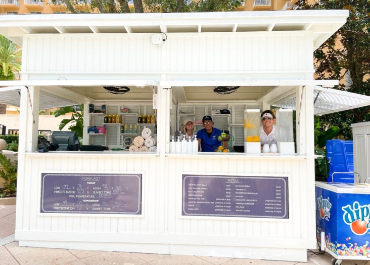 Ritz Carlton Orlando Grande Lakes Pool Shack and Staff Ritz Carlton Orlando Grande Lakes Pool Shack and Staff