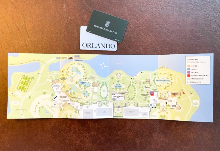 Ritz Carlton Orlando Grande Lakes Resort Map Ritz Carlton Orlando Grande Lakes Resort Map