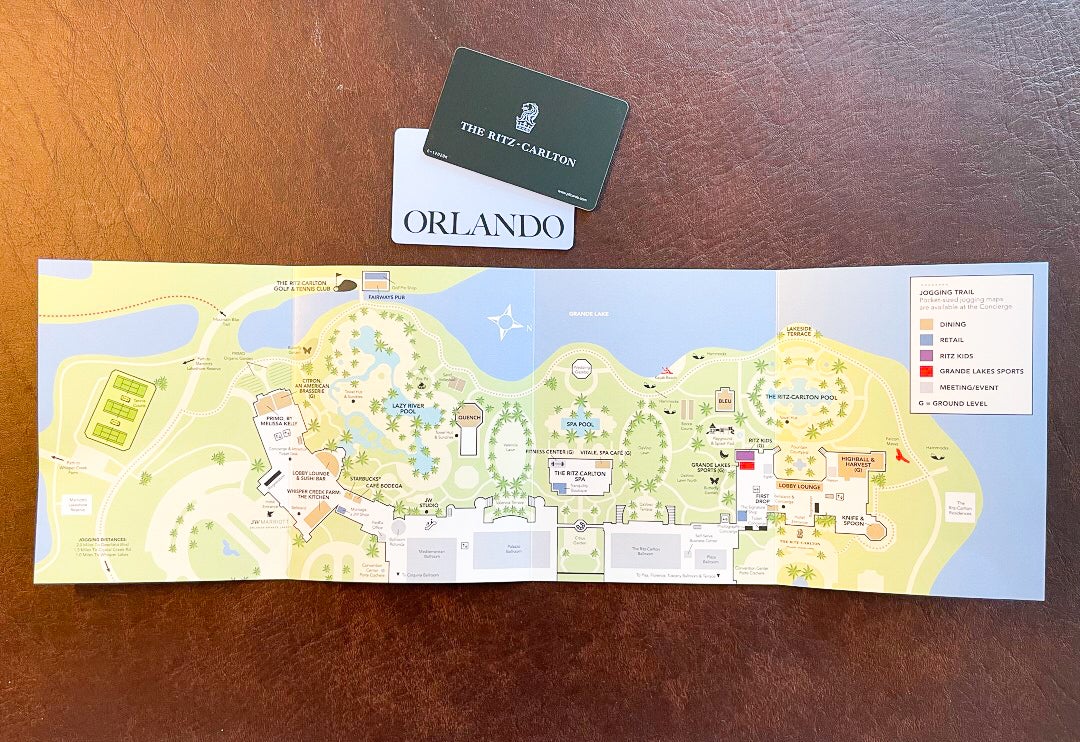 Ritz Carlton Orlando Grande Lakes Resort Map