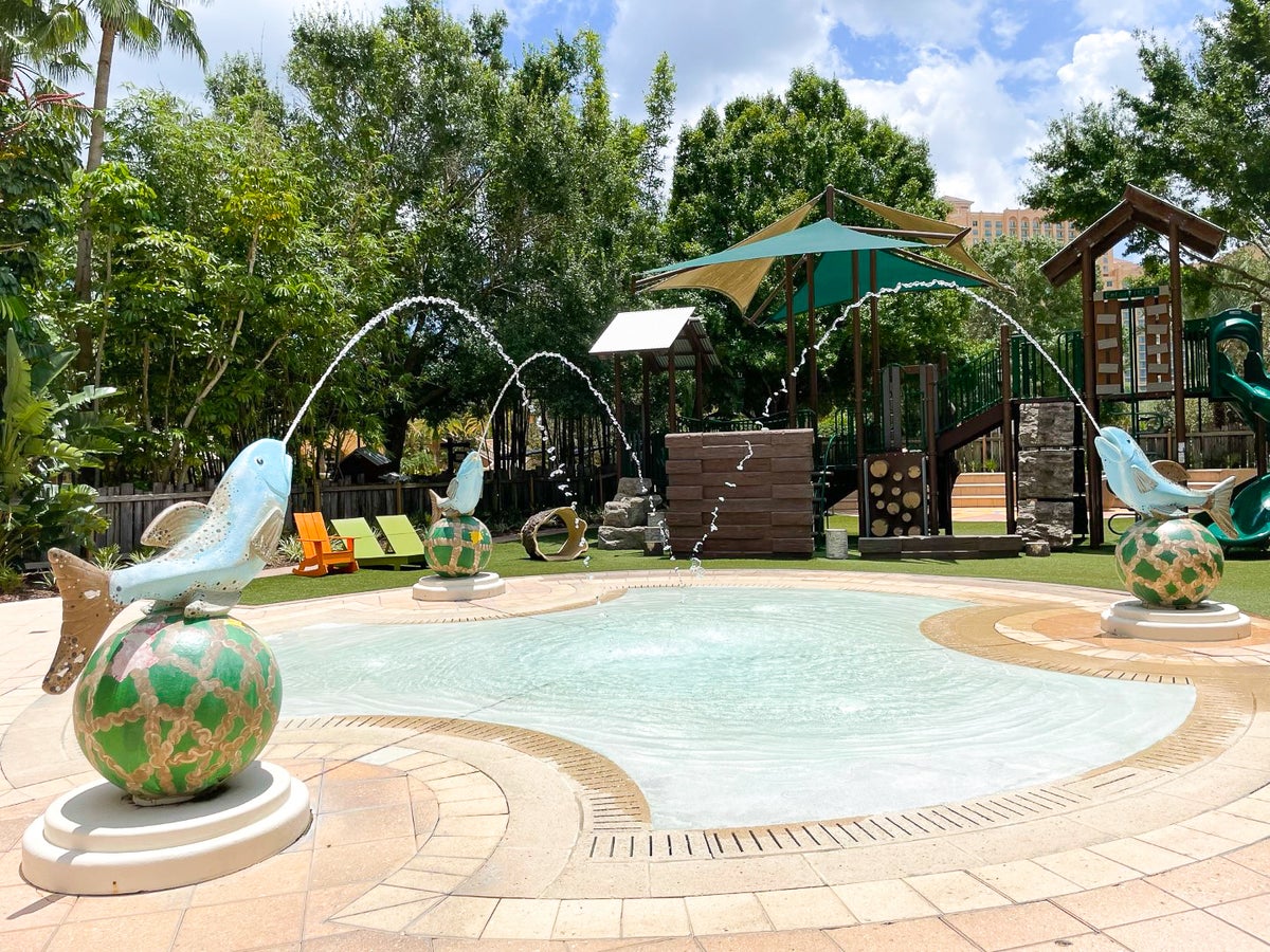 Ritz Carlton Orlando Grande Lakes Splash Pad Water Fountains