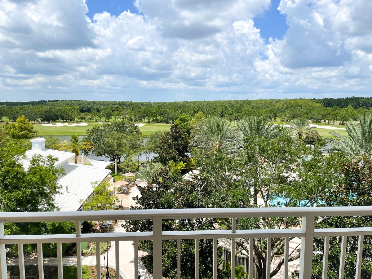 Ritz Carlton Orlando Grande Lakes View from Balcony