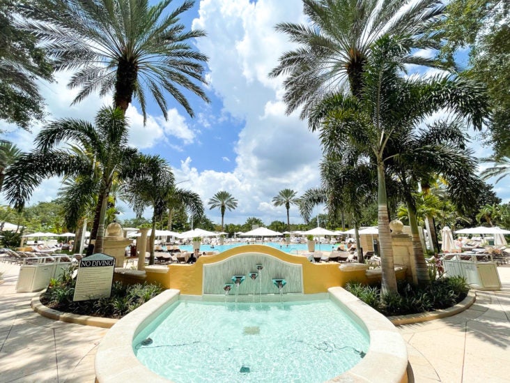 Ritz Carlton Orlando Grande Lakes water feature Ritz Carlton Orlando Grande Lakes water feature